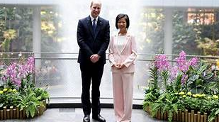 Prince William visits Singapore