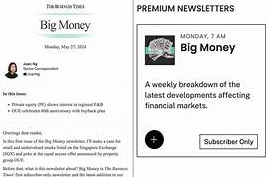 BT Launches ‘Big Money’, Its First Subscriber-Only Newsletter on Financial Markets