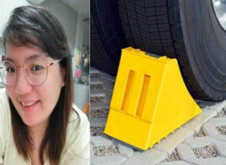 Woman Injured in Freak Accident by “Flying Wheel Chock”