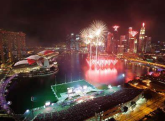 Marina Bay Comes Alive with Red and White for National Day Parade Preview