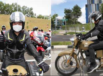 Deputy Prime Minister Lawrence Wong Rides for a Cause, Reviving His Motorcycle Passion