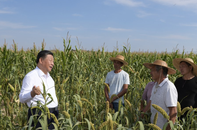 Xi Jinping Highlights Agricultural Success in Nangou Village During Inspection Tour