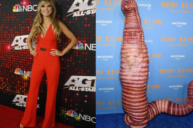 Heidi Klum Shares the Challenges of Her Halloween Worm Costume